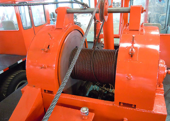 High Speed 8.5 Ton Hydraulic Hoist And Winch Grooved Drum For Crane