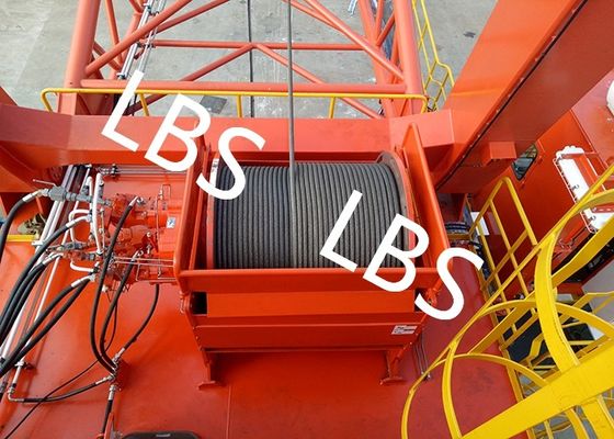 General Purpose Spooling Device Winch With LBS Groove Bridge Overhead Crane