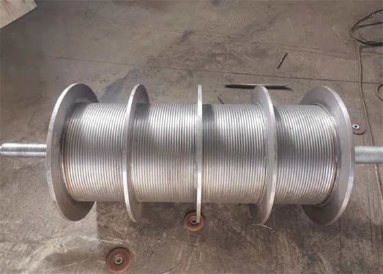 Customized Q355b Material LBS Grooved Drum For Crane With Shaft Fully Machine