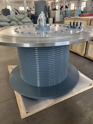 Carbon Steel Hydraulic Winch Hoist Drum With Shaft