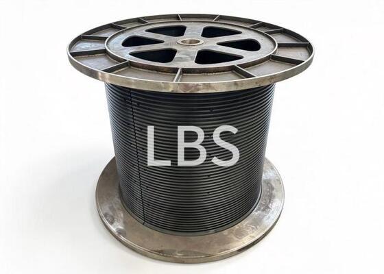 Split Lebus Double-Folded Rope Groove Sleeve, Two-Piece Split Rope Shell for Φ22.5mm Wire Rope