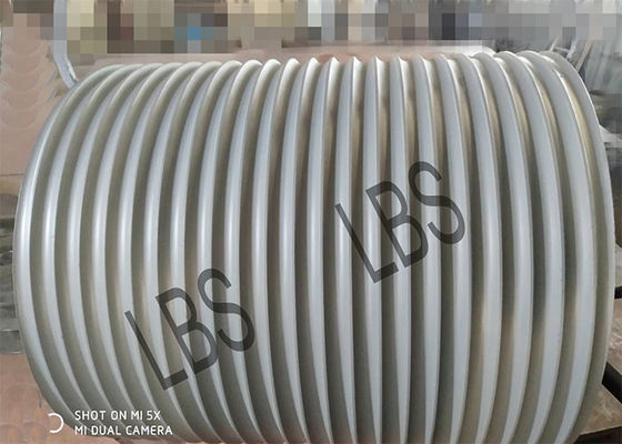 Right - Hand Rotation LBS Grooved Drum For Crane Machinery 30mm-2000mm Diameter