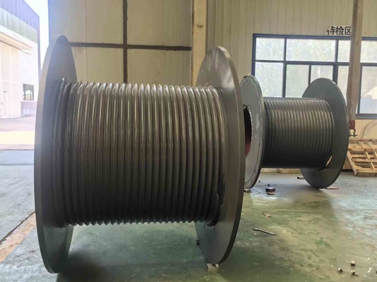 Carbon Steel 8mm Diameter LBS Grooved Drum With Lightening Holes