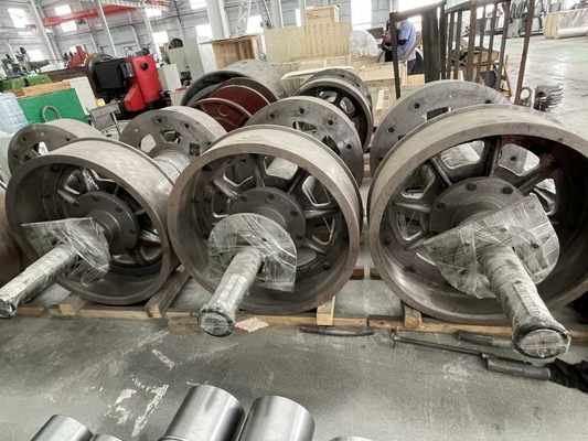 Customized Q355b Material LBS Grooved Drum For Crane With Shaft Fully Machine