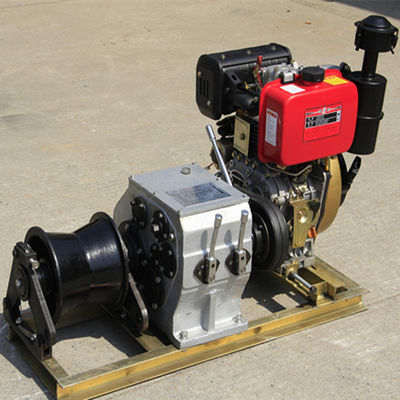 Electric Diesel Gasoline Cable  Wire Rope Pulling Winch For Construction Or High Pressure Rope