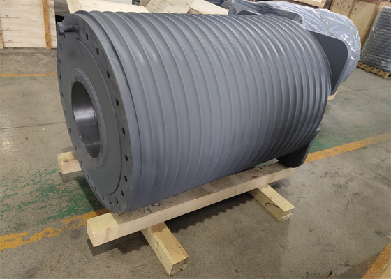Oil Field API Standard Spiral Type LBS Grooved Drum For Pulling Objects