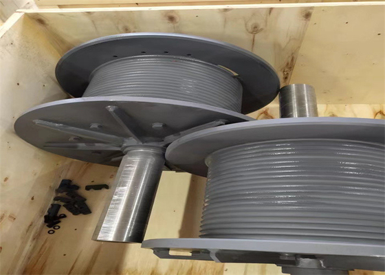 Industrial Lebus Type Grooved Steel Drum With Temperature Resistance