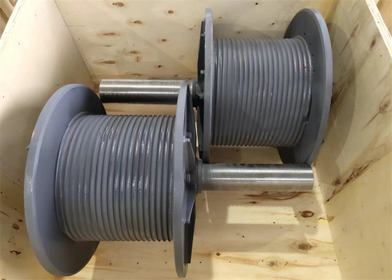 Industrial Lebus Type Grooved Steel Drum With Temperature Resistance