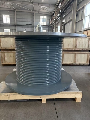 Carbon Steel Hydraulic Winch Hoist Drum With Shaft