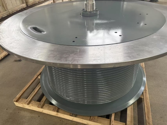 Carbon Steel Hydraulic Winch Hoist Drum With Shaft