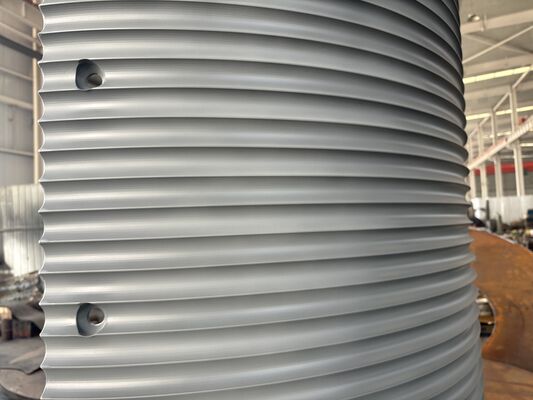 Q345B Drum Sleeve Material Winch Drum Cover Fabricated with CNC Machining Center