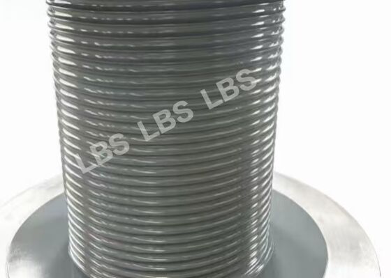 Epoxy Primer Drum RAL7031 Topcoat Lebus Groove For Winch