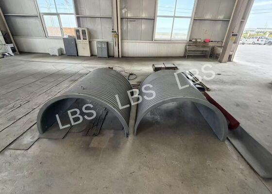 Sand Blasting Drum Sleeve Right-hand 60° Epoxy Primer For Winch