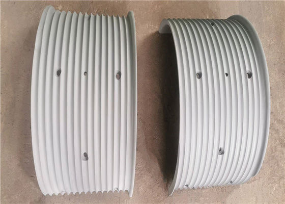 Aangepaste koolstofstaal Lebus Sleeve Half Split Voor kraan Winch Drum Winding draad touw