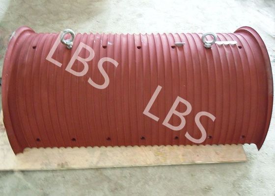 Draadkabel of Kabel die Trommel hijsen die Lebus-het Materiaal van het Kokerstaal vereisen