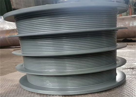 Sandblasting Grooved Hoist Drum Lebus Type / Spiral Type / Smooth Type