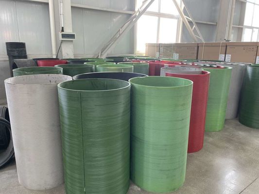 Op maat gemaakte Split Sleeve Polymer Nylon LBS Grooved Drum Sleeve Machine Device