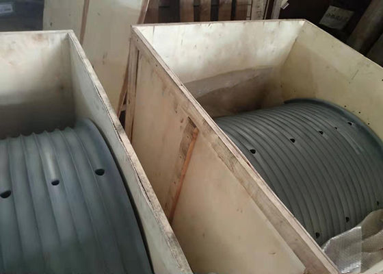 Volledig Machinaal bewerkte de Kruktrommel Gegroefte Kokers met hoge weerstand van de Staal Grote Diameter